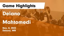 Delano  vs Mahtomedi  Game Highlights - Nov. 8, 2023