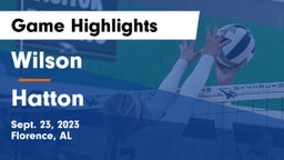 Wilson  vs Hatton  Game Highlights - Sept. 23, 2023
