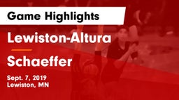 Lewiston-Altura vs Schaeffer Game Highlights - Sept. 7, 2019