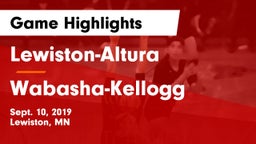 Lewiston-Altura vs Wabasha-Kellogg  Game Highlights - Sept. 10, 2019