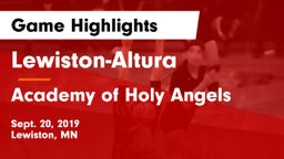 Lewiston-Altura vs Academy of Holy Angels  Game Highlights - Sept. 20, 2019