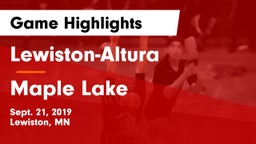 Lewiston-Altura vs Maple Lake  Game Highlights - Sept. 21, 2019