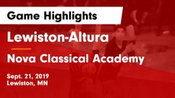Lewiston-Altura vs Nova Classical Academy Game Highlights - Sept. 21, 2019