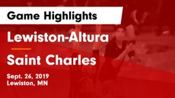 Lewiston-Altura vs Saint Charles  Game Highlights - Sept. 26, 2019