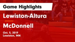 Lewiston-Altura vs McDonnell Game Highlights - Oct. 5, 2019