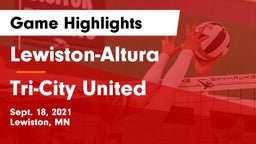 Lewiston-Altura  vs Tri-City United  Game Highlights - Sept. 18, 2021