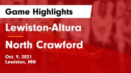 Lewiston-Altura  vs North Crawford  Game Highlights - Oct. 9, 2021