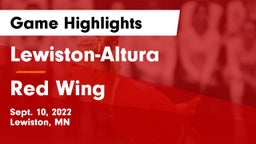 Lewiston-Altura  vs Red Wing  Game Highlights - Sept. 10, 2022