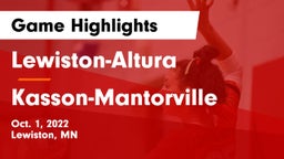 Lewiston-Altura  vs Kasson-Mantorville  Game Highlights - Oct. 1, 2022