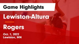 Lewiston-Altura  vs Rogers  Game Highlights - Oct. 1, 2022