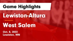 Lewiston-Altura  vs West Salem  Game Highlights - Oct. 8, 2022