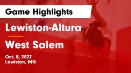 Lewiston-Altura  vs West Salem  Game Highlights - Oct. 8, 2022