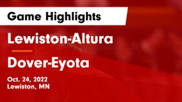 Lewiston-Altura  vs Dover-Eyota  Game Highlights - Oct. 24, 2022