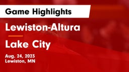 Lewiston-Altura  vs Lake City  Game Highlights - Aug. 24, 2023