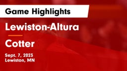 Lewiston-Altura  vs Cotter  Game Highlights - Sept. 7, 2023