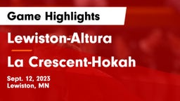 Lewiston-Altura  vs La Crescent-Hokah  Game Highlights - Sept. 12, 2023