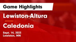 Lewiston-Altura  vs Caledonia  Game Highlights - Sept. 14, 2023