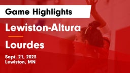 Lewiston-Altura  vs Lourdes  Game Highlights - Sept. 21, 2023