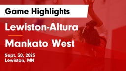 Lewiston-Altura  vs Mankato West  Game Highlights - Sept. 30, 2023