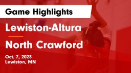 Lewiston-Altura  vs North Crawford Game Highlights - Oct. 7, 2023