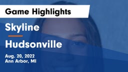 Skyline  vs Hudsonville  Game Highlights - Aug. 20, 2022