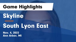 Skyline  vs South Lyon East  Game Highlights - Nov. 4, 2022