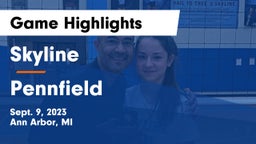 Skyline  vs Pennfield  Game Highlights - Sept. 9, 2023