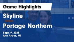 Skyline  vs Portage Northern  Game Highlights - Sept. 9, 2023