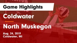 Coldwater  vs North Muskegon Game Highlights - Aug. 24, 2019