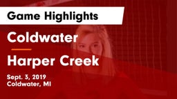 Coldwater  vs Harper Creek Game Highlights - Sept. 3, 2019