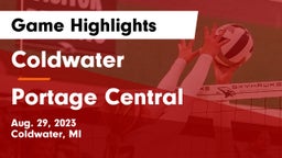 Coldwater  vs Portage Central Game Highlights - Aug. 29, 2023