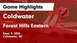 Coldwater  vs Forest Hills Eastern  Game Highlights - Sept. 9, 2023