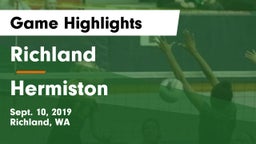 Richland  vs Hermiston  Game Highlights - Sept. 10, 2019