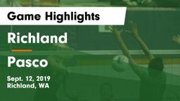 Richland  vs Pasco  Game Highlights - Sept. 12, 2019