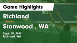 Richland  vs Stanwood , WA Game Highlights - Sept. 15, 2019