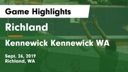 Richland  vs Kennewick  Kennewick WA Game Highlights - Sept. 26, 2019