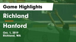 Richland  vs Hanford  Game Highlights - Oct. 1, 2019