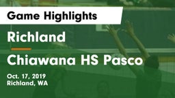 Richland  vs Chiawana HS Pasco Game Highlights - Oct. 17, 2019