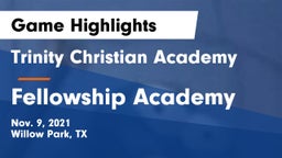 Trinity Christian Academy vs Fellowship Academy Game Highlights - Nov. 9, 2021