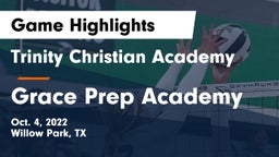Trinity Christian Academy vs Grace Prep Academy Game Highlights - Oct. 4, 2022