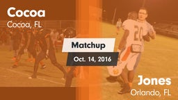 Matchup: Cocoa  vs. Jones  2016