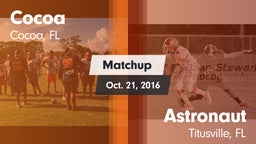 Matchup: Cocoa  vs. Astronaut  2016