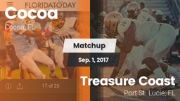 Matchup: Cocoa  vs. Treasure Coast  2017
