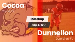 Matchup: Cocoa  vs. Dunnellon  2017