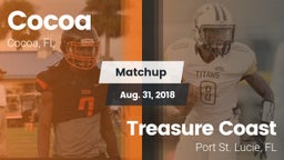 Matchup: Cocoa  vs. Treasure Coast  2018