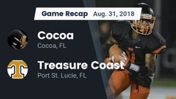 Recap: Cocoa  vs. Treasure Coast  2018