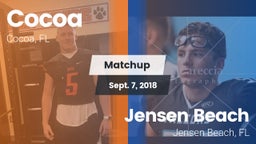 Matchup: Cocoa  vs. Jensen Beach  2018