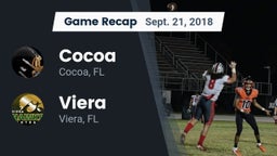 Recap: Cocoa  vs. Viera  2018