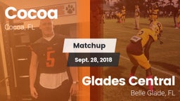 Matchup: Cocoa  vs. Glades Central  2018