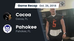Recap: Cocoa  vs. Pahokee  2018